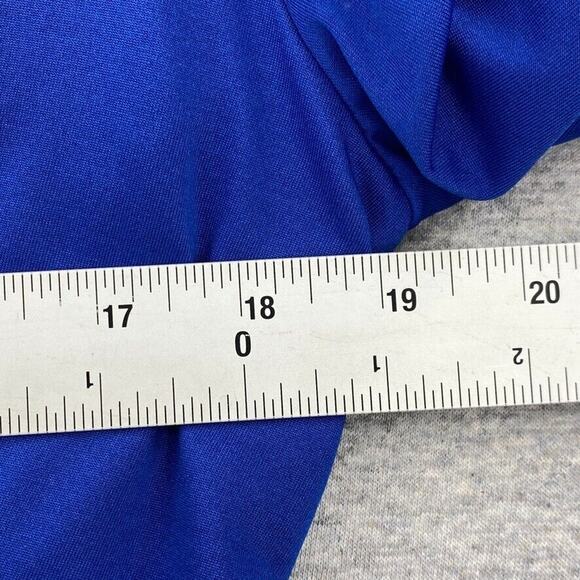 Hebeos Dress Womens 10 Blue Mini Satin Long Sleeve Formal Prom Party Dance NEW - Picture 13 of 16